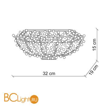 Настенный светильник Patrizia Garganti Nana PG432 - Схема
